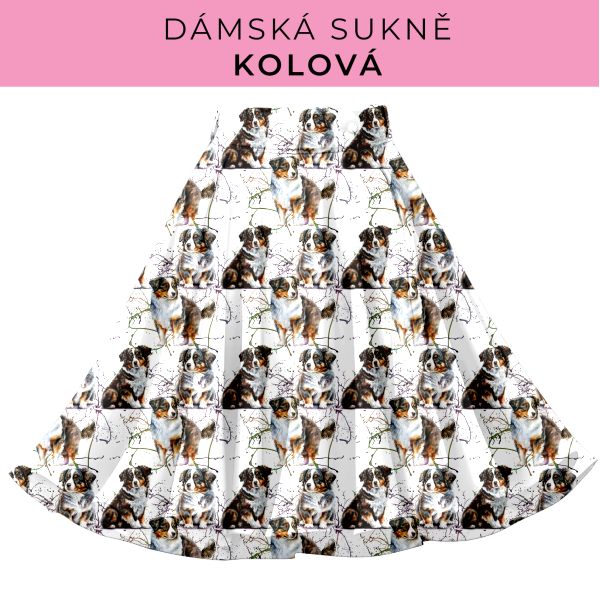 DÁMSKÝ střih - Kolová sukně