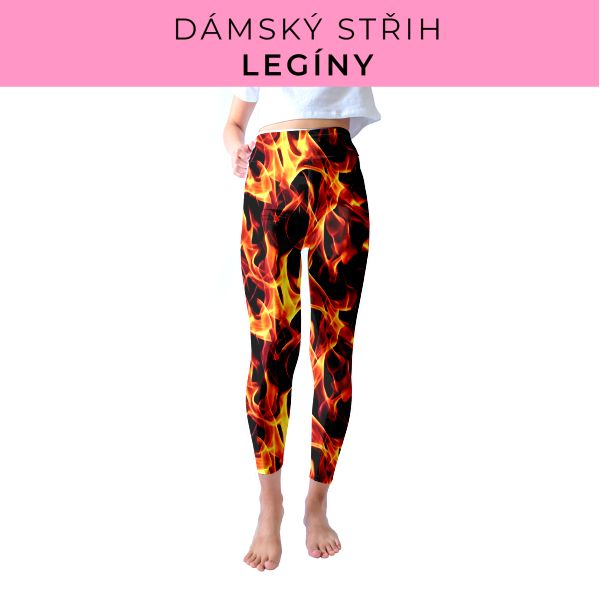 DÁMSKÝ střih - legíny SPORT - SLIM FIT