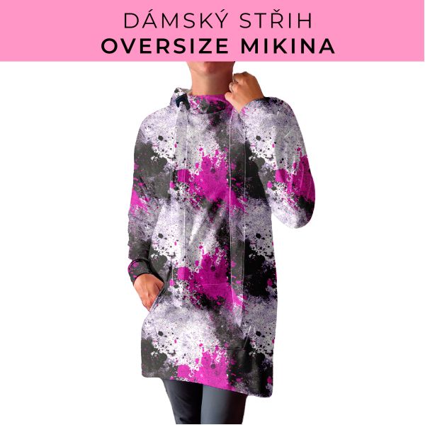 DÁMSKÝ střih - Oversize mikina