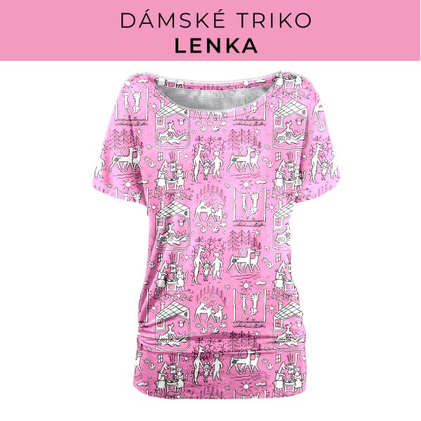 DÁMSKÝ střih - Triko Lenka