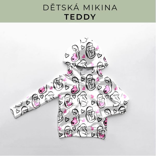 DĚTSKÝ střih - Mikina Teddy