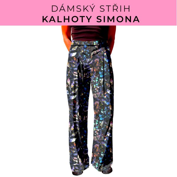 Dámský střih - kalhoty Simona