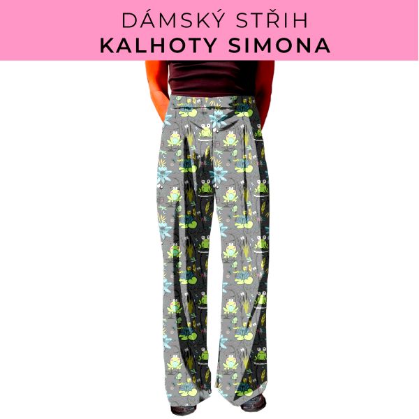 Dámský střih - kalhoty Simona