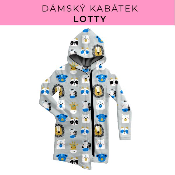 DÁMSKÝ střih - Kabátek Lotty