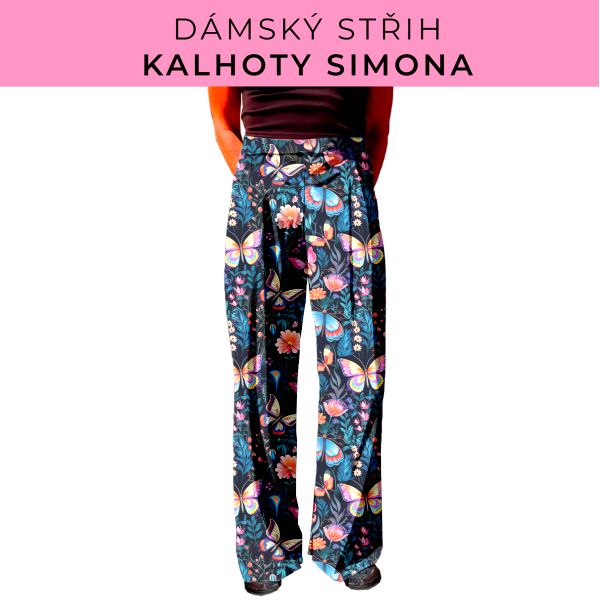 Dámský střih - kalhoty Simona