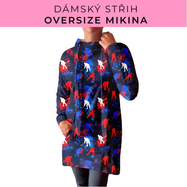 DÁMSKÝ střih - Oversize mikina