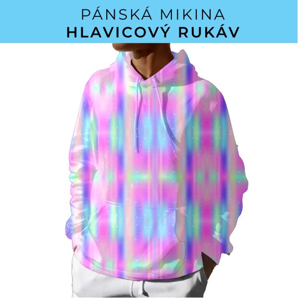 PÁNSKÝ střih - mikina s kapucí