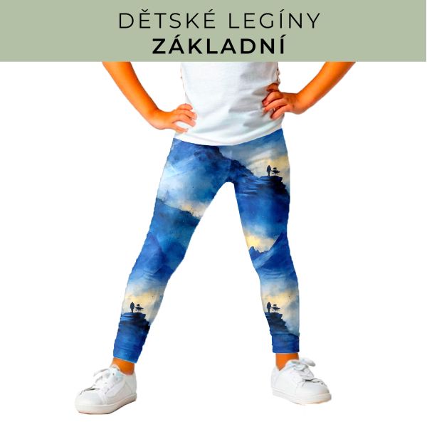 DĚTSKÝ střih - legíny základní