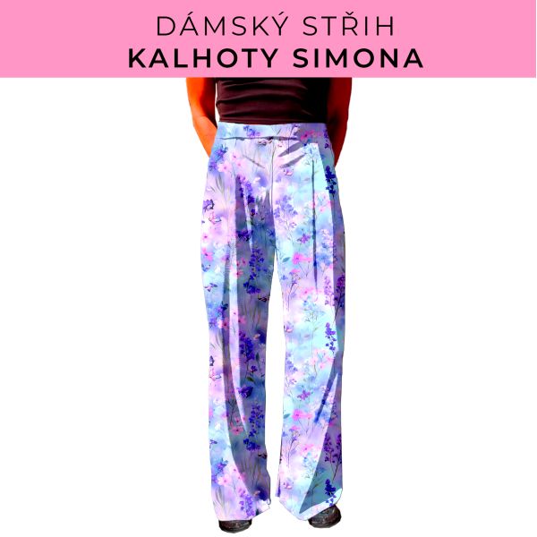 Dámský střih - kalhoty Simona
