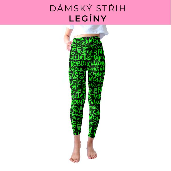 DÁMSKÝ střih - legíny SPORT - SLIM FIT