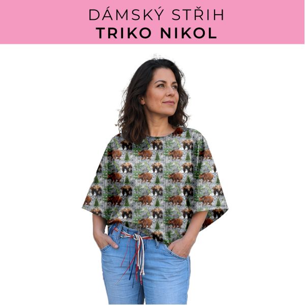 Dámský střih -  triko Nikol