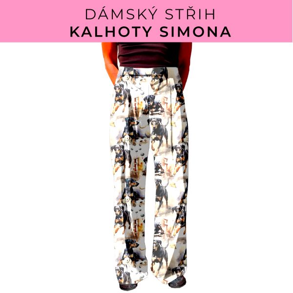Dámský střih - kalhoty Simona
