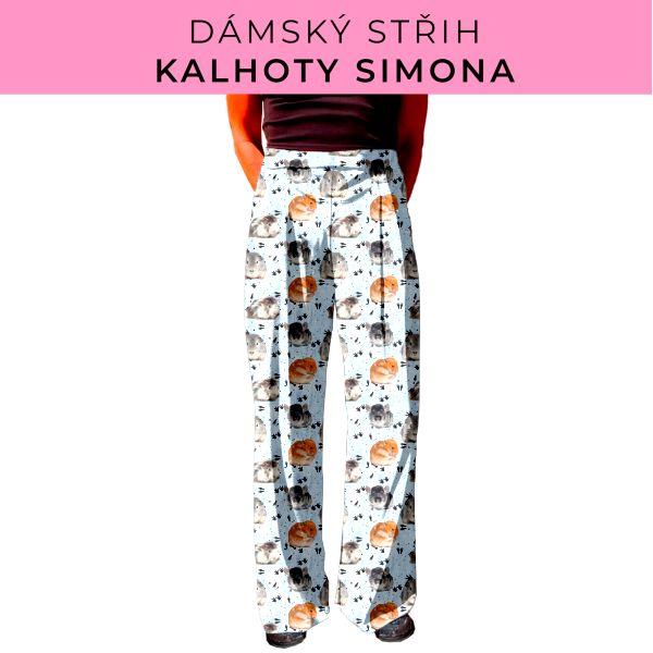 Dámský střih - kalhoty Simona