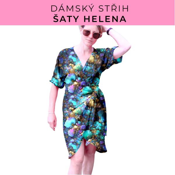Dámský střih na šaty  Helena