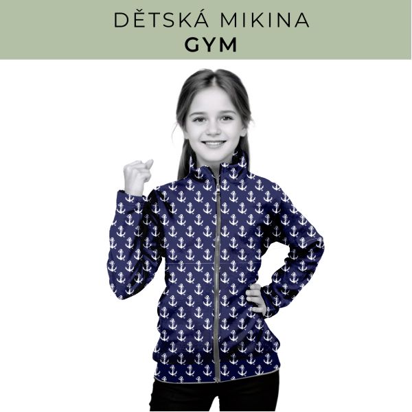 Dětská střih - mikina GYM