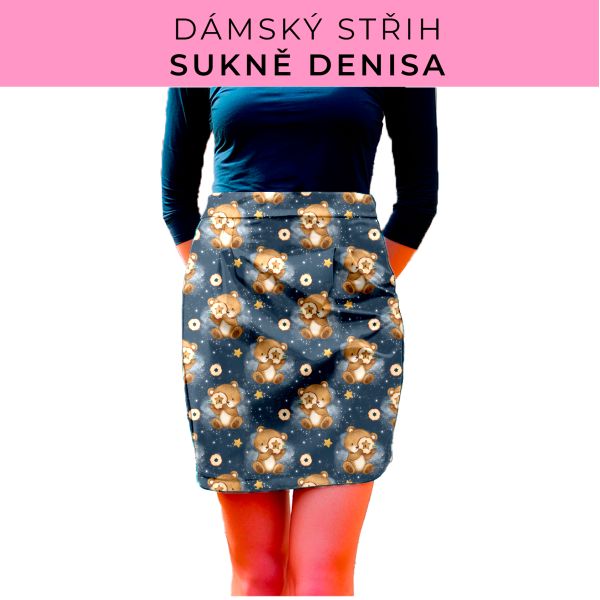 Dámský střih - Dámská sukně Denisa