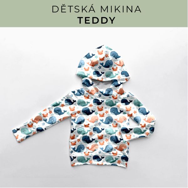 DĚTSKÝ střih - Mikina Teddy