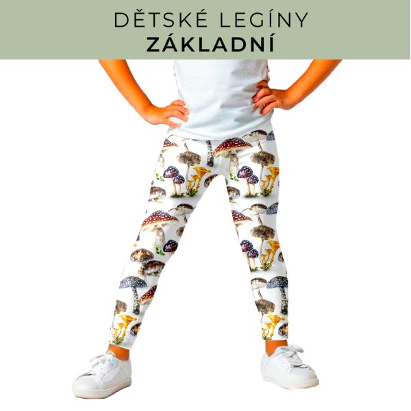 DĚTSKÝ střih - legíny základní