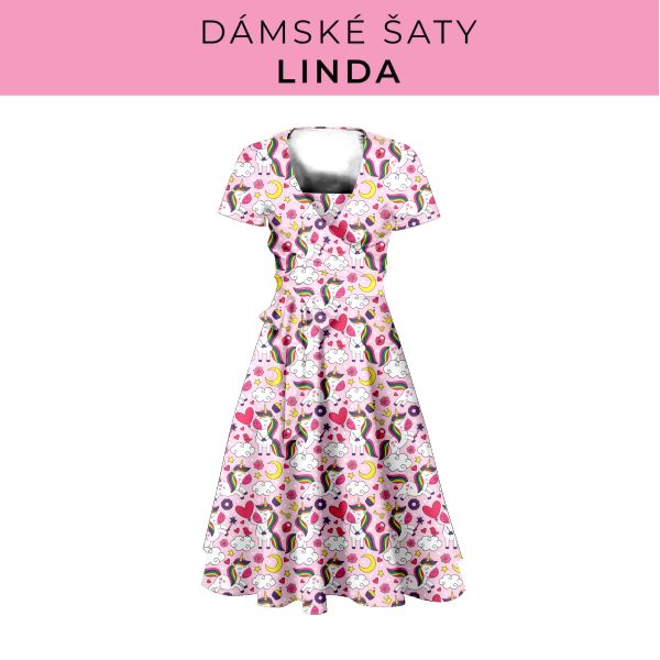 DÁMSKÝ střih - šaty Linda