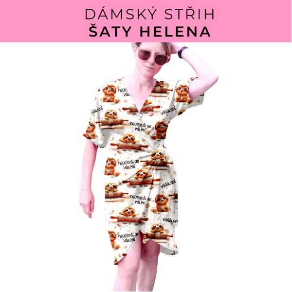 Dámský střih na šaty  Helena