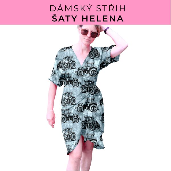 Dámský střih na šaty  Helena