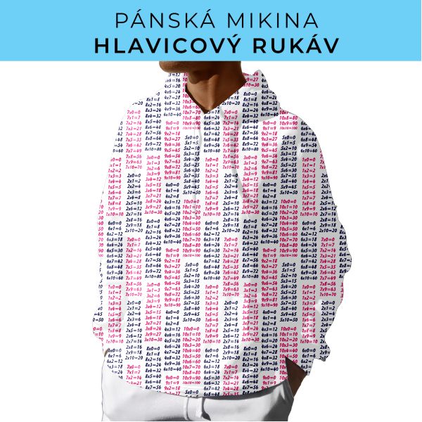 PÁNSKÝ střih - mikina s kapucí