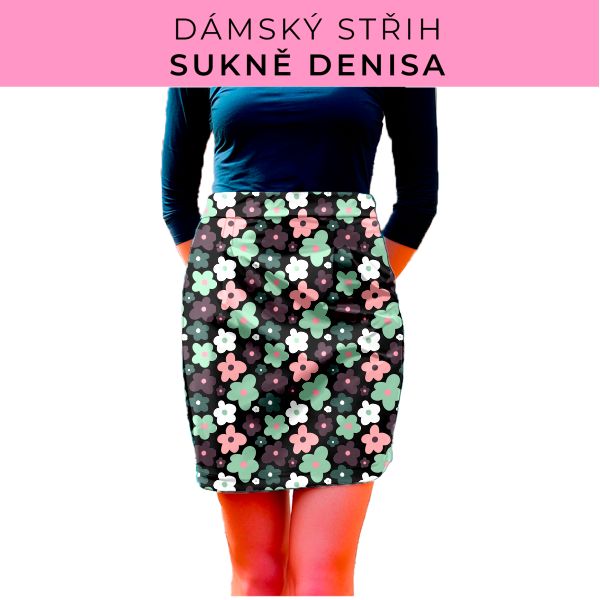 Dámský střih - Dámská sukně Denisa
