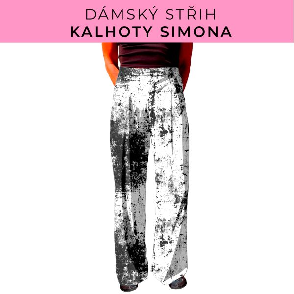 Dámský střih - kalhoty Simona