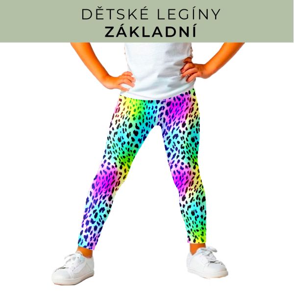 DĚTSKÝ střih - legíny základní