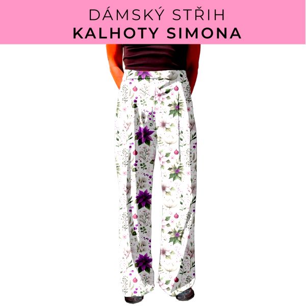 Dámský střih - kalhoty Simona