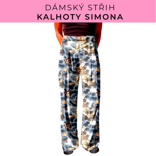Dámský střih - kalhoty Simona