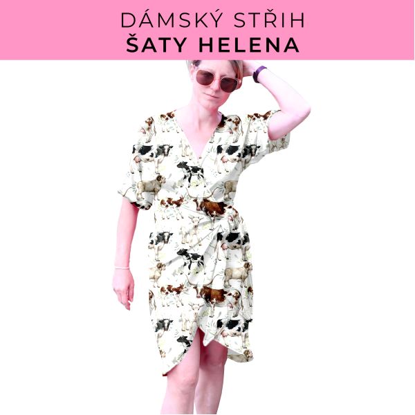 Dámský střih na šaty  Helena