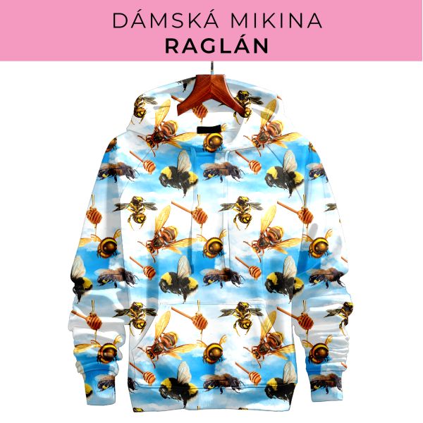 DÁMSKÝ střih - mikina raglán