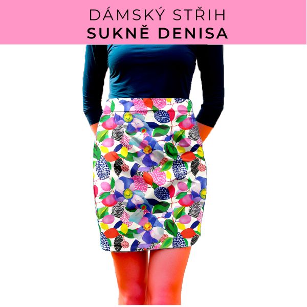 Dámský střih - Dámská sukně Denisa