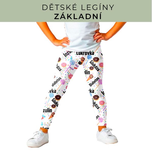 DĚTSKÝ střih - legíny základní