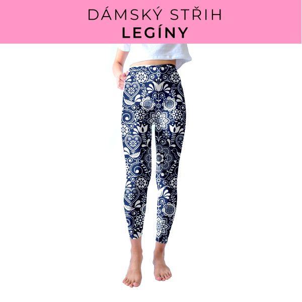 DÁMSKÝ střih - legíny SPORT - SLIM FIT