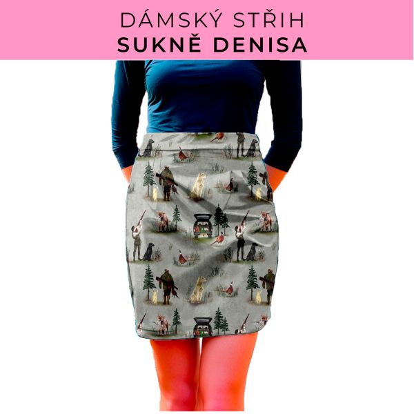 Dámský střih - Dámská sukně Denisa