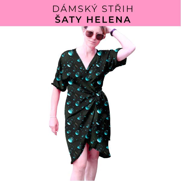 Dámský střih na šaty  Helena