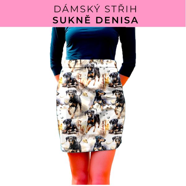 Dámský střih - Dámská sukně Denisa