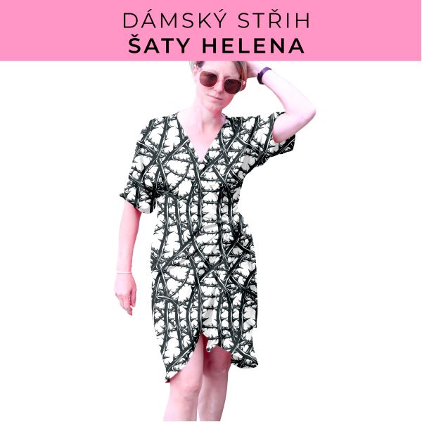 Dámský střih na šaty  Helena