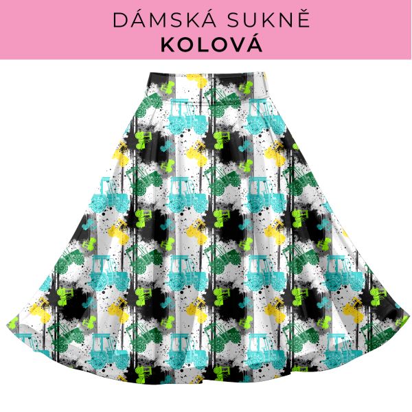 DÁMSKÝ střih - Kolová sukně