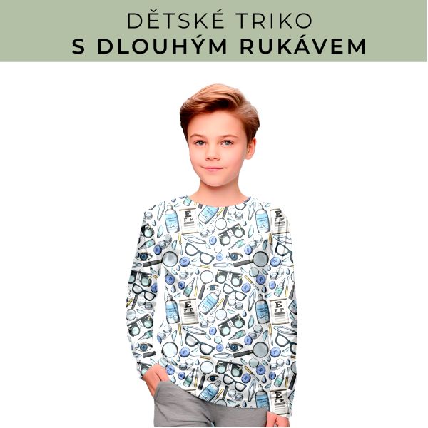 DĚTSKÝ střih - triko dlouhý rukáv