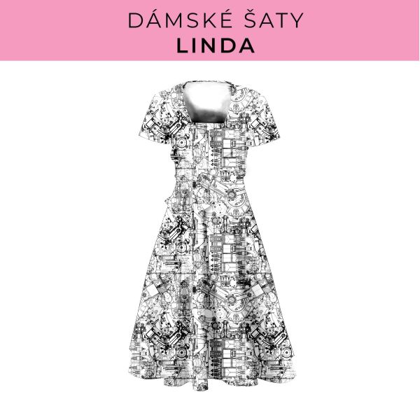 DÁMSKÝ střih - šaty Linda