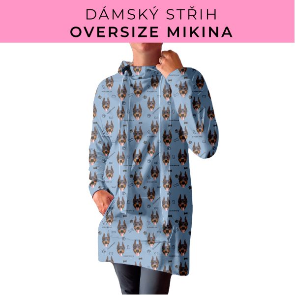 DÁMSKÝ střih - Oversize mikina