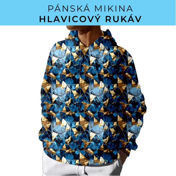 PÁNSKÝ střih - mikina s kapucí