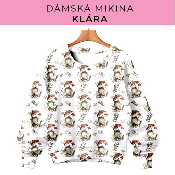DÁMSKÝ střih - mikina Klára