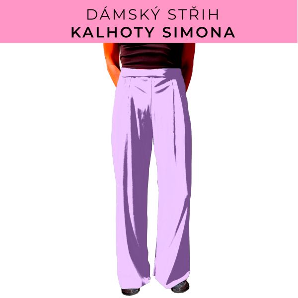 Dámský střih - kalhoty Simona