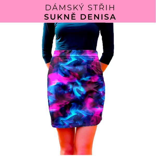 Dámský střih - Dámská sukně Denisa