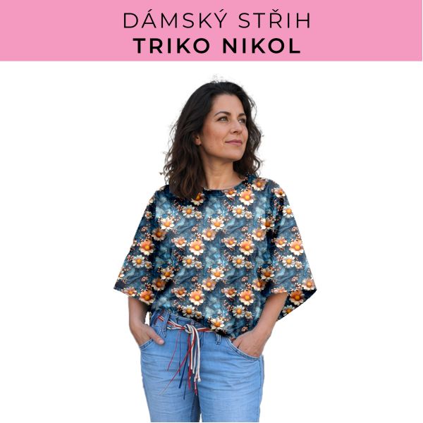 Dámský střih -  triko Nikol