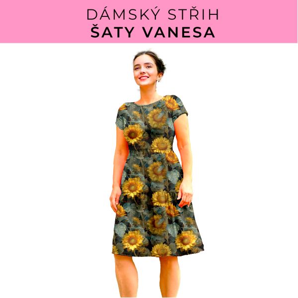Dámský střih šaty Vanesa